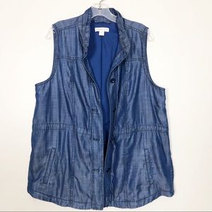 Coldwater Creek | Denim Vest C-9